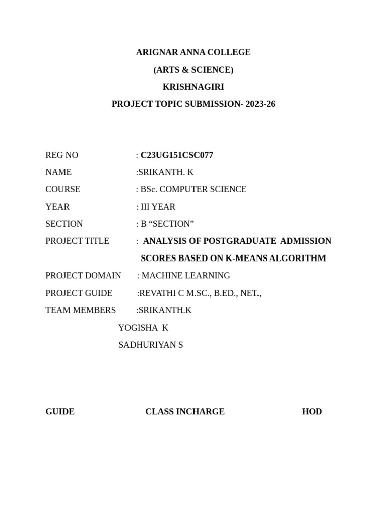 Srikanth.k Pts Format | PDF