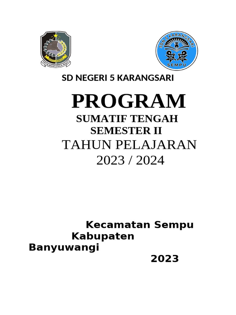 Program Uts I KRS 5 | PDF