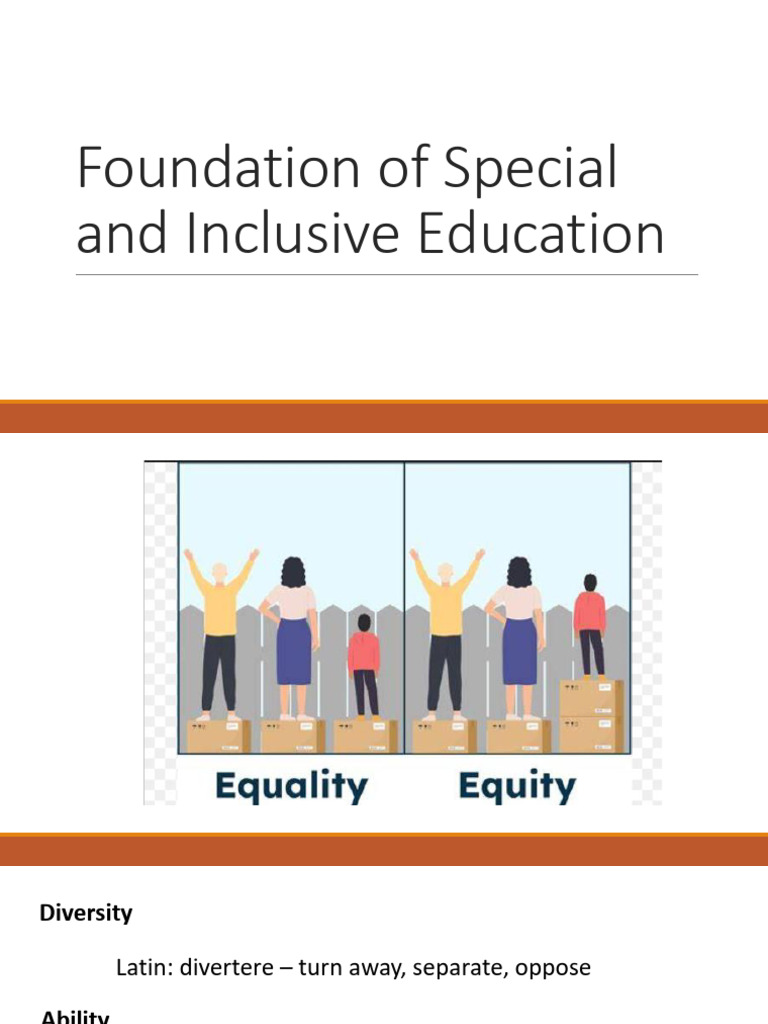 Foundation of Special and Inclusive Education | PDF | Inclusion ...