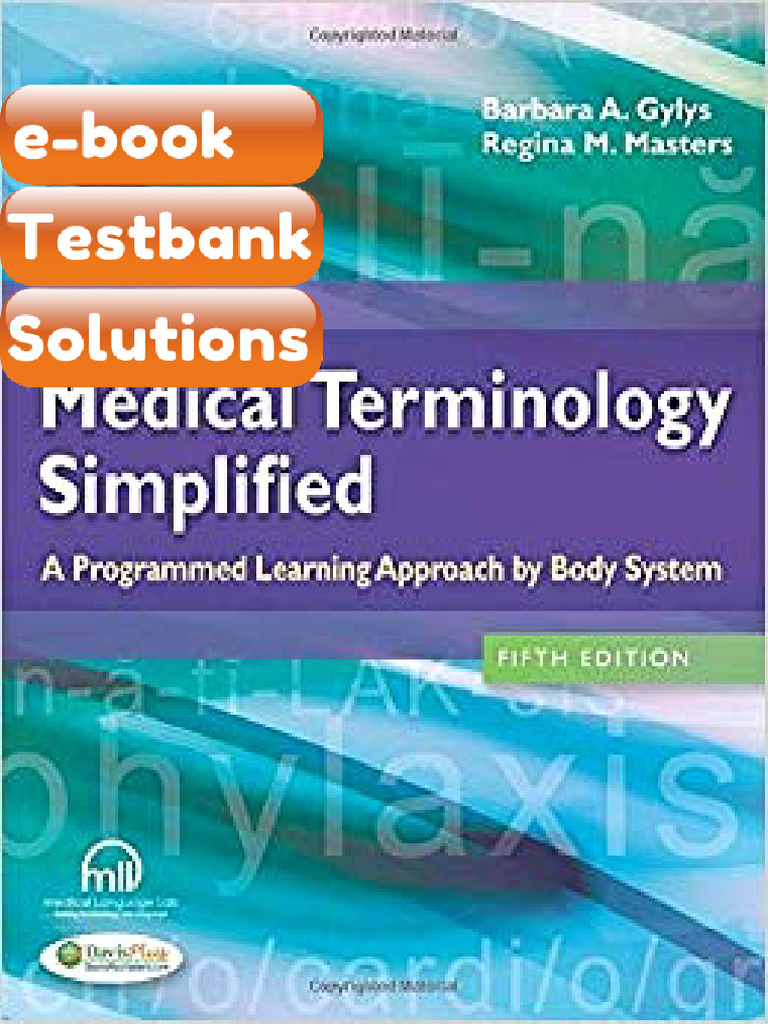 Testbank Medical Terminology Simplified a Programmed Learning Approach ...