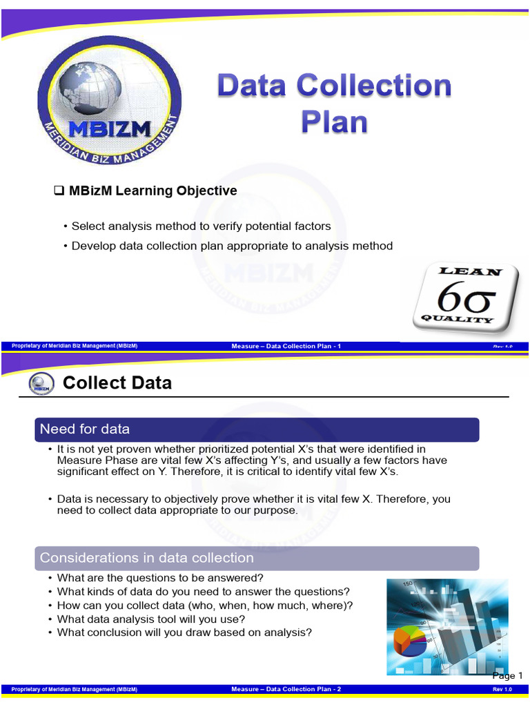 11M - Data Collection Plan | PDF