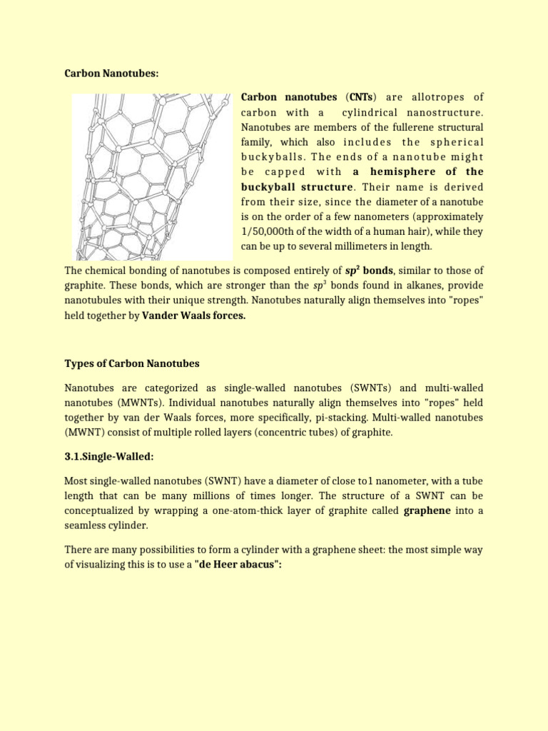CNT Structure | PDF | Carbon Nanotube | Graphene