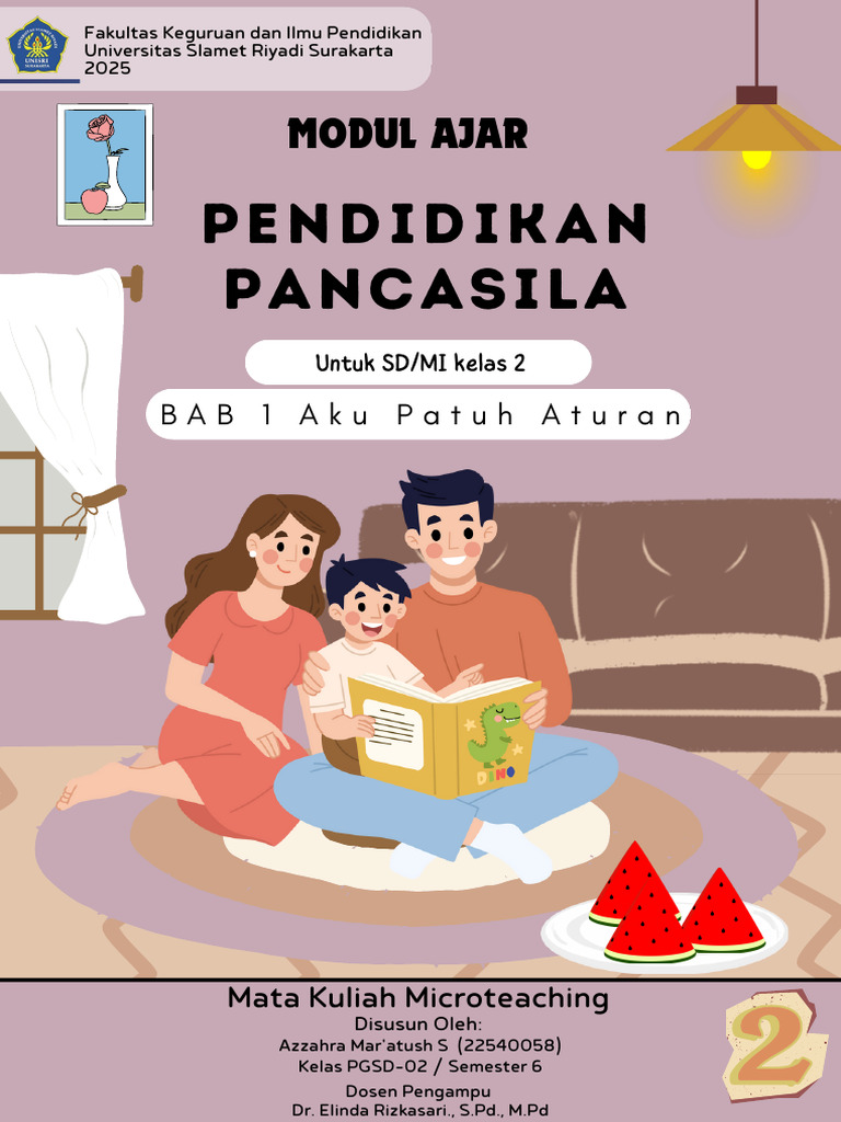 Modul Ajar Pendidikan Pancasila Kelas 2 | PDF