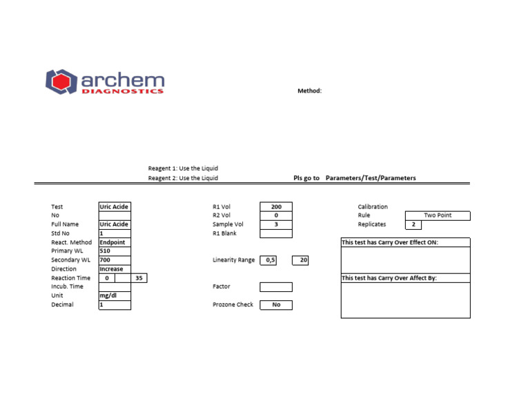 3973 Uric Archem Application Bs 200 Accent 200 Ver1b | PDF