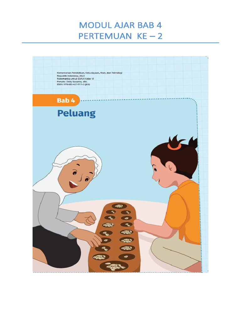 Bab 4 - Pekan Ke-2 Matematika | PDF