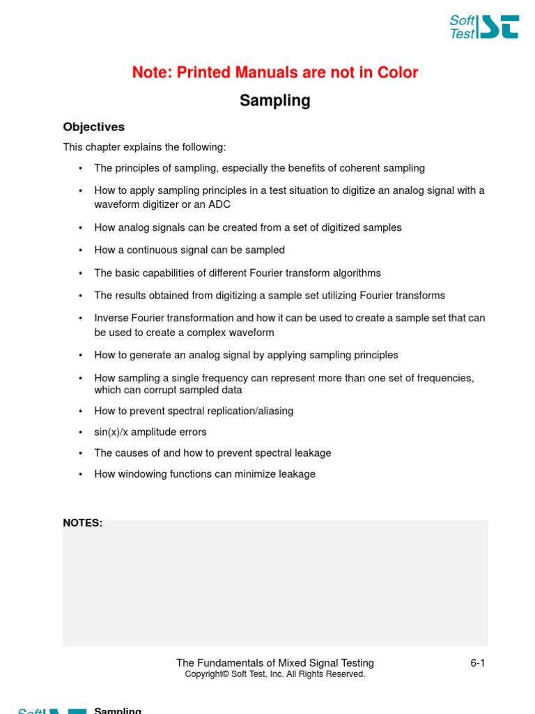 DSP Sampling | PDF | Sampling (Signal Processing) | Analog To Digital ...