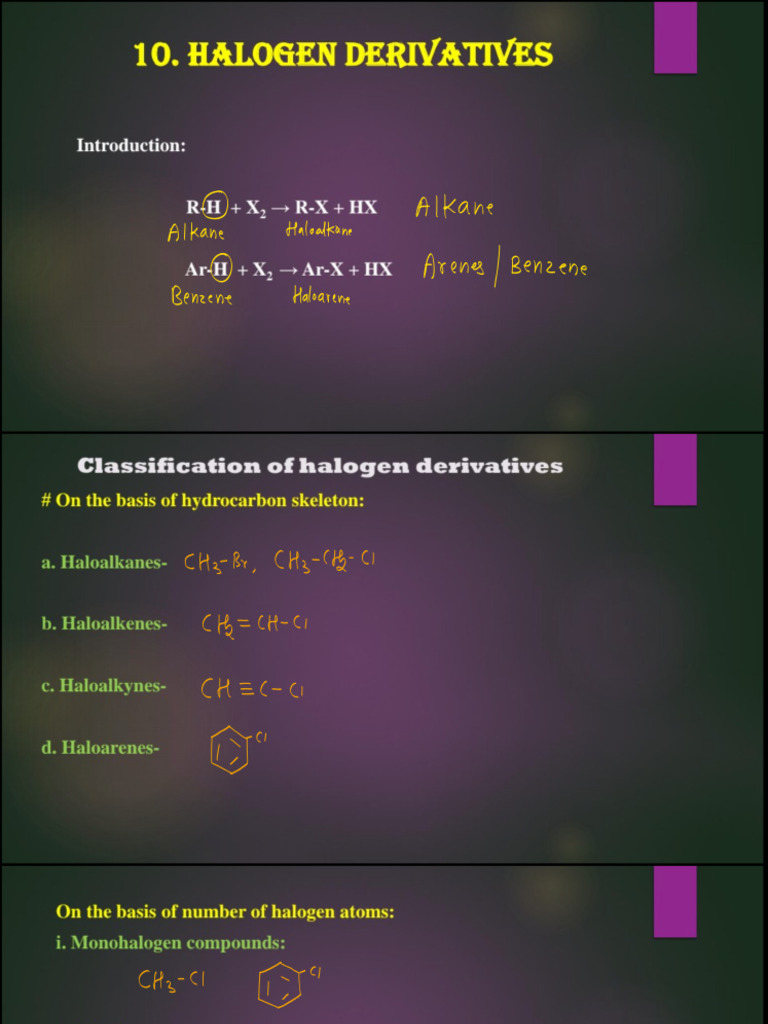 Helogen Derivatives | PDF