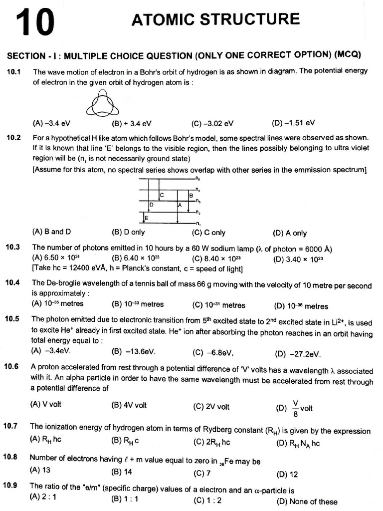 Atomic Structure | PDF
