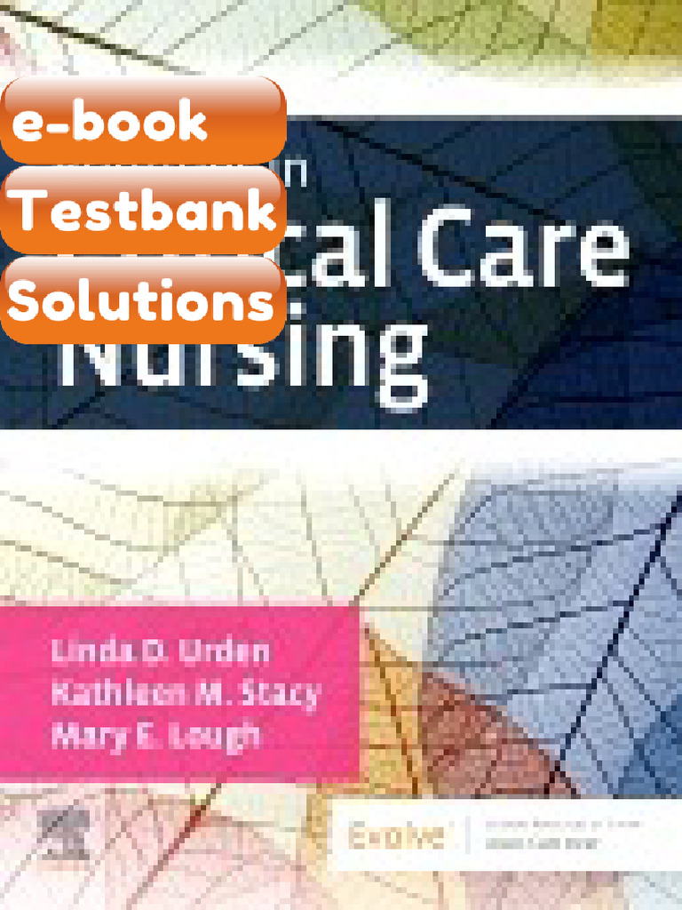 Testbank Priorities in Critical Care Nursing 8th Edition Urden | PDF ...