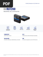 Teltonika RUT200 Datasheet Overview | PDF | Port (Computer Networking ...