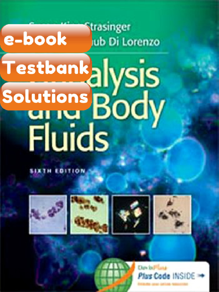 Testbank Urinalysis and Body Fluids 6th Edition Strasinger | PDF ...