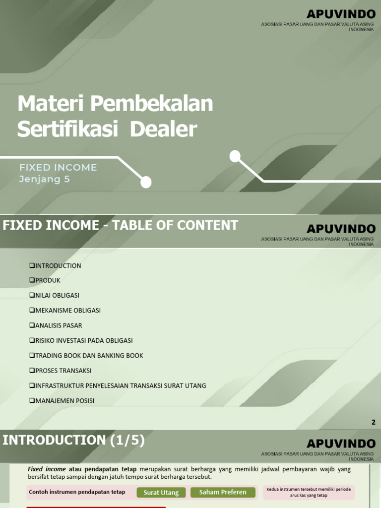 Materi Fixed Income | PDF
