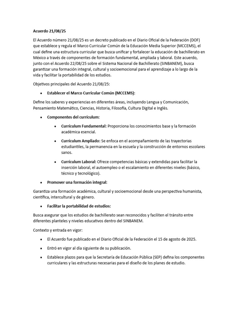 Referencias para El Analisis Del MCCEMS | PDF | Plan de estudios ...