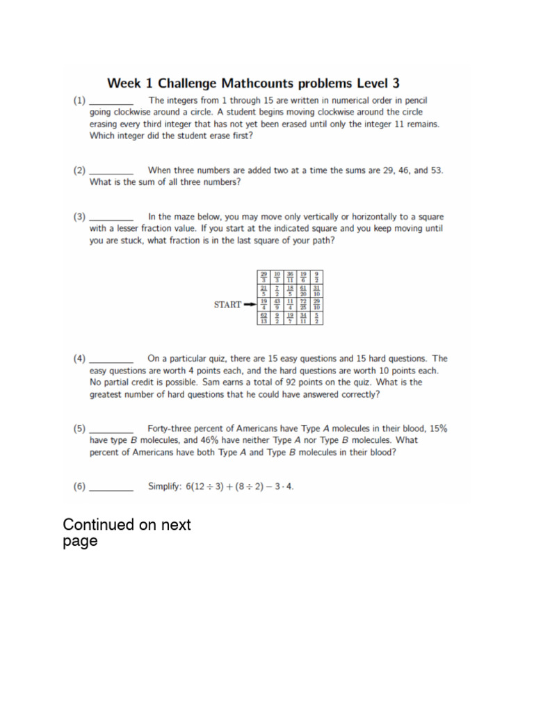 Week 1 Level 3 | PDF