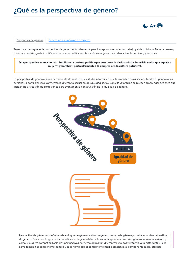 ¿Qué Es La Perspectiva de Género | PDF | Estudios de género | Género