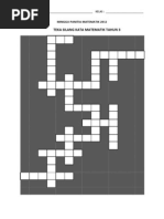Teka Silang Kata Bulan Sains Dan Matematik