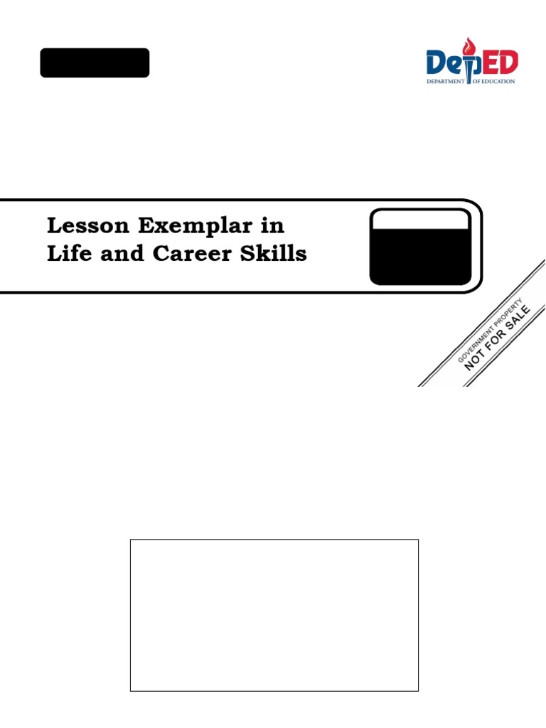 SHS LCS Q3 Le5 | PDF | Employment | Learning
