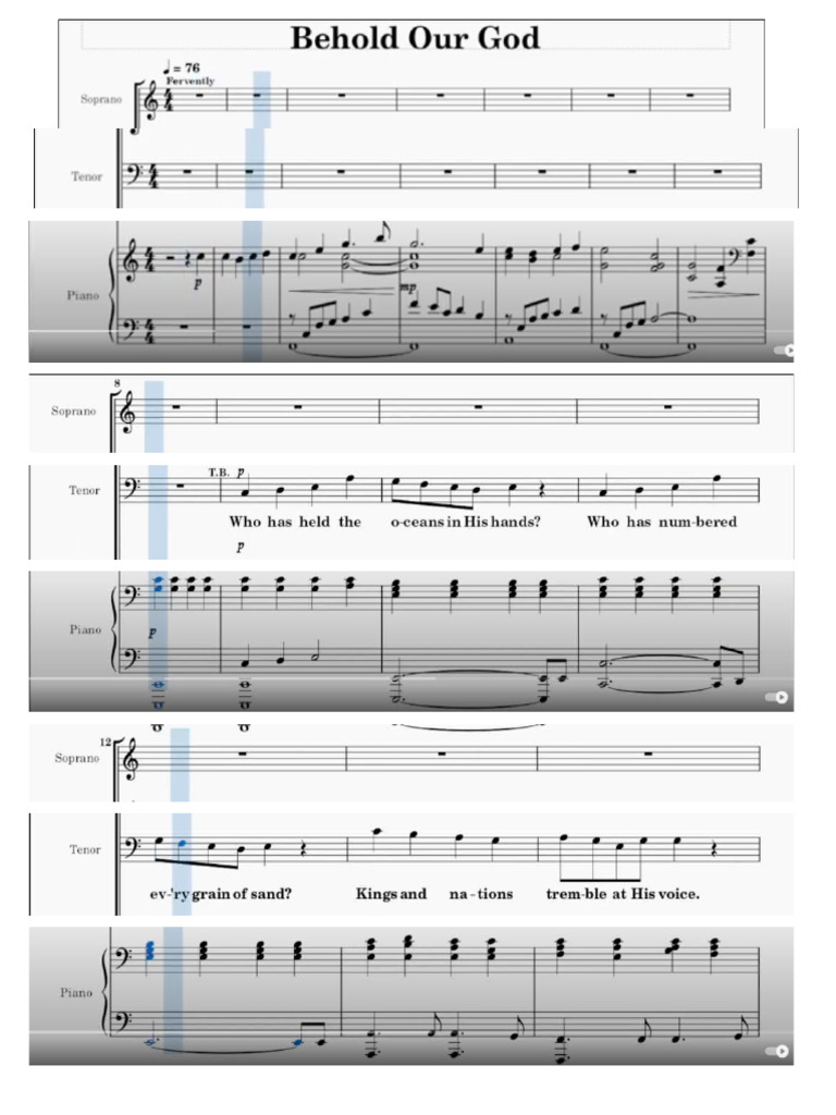 Contempla A Dios Piano | PDF