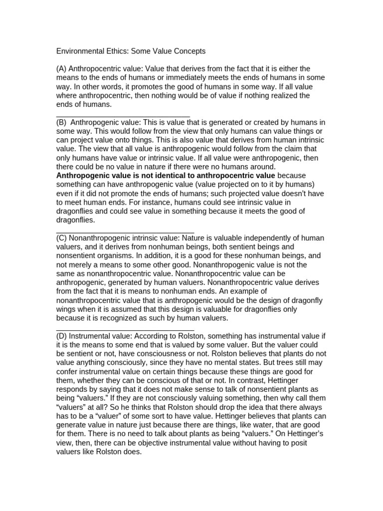 EE - Reference - Value Concepts | PDF | Value (Ethics) | Behavioural ...