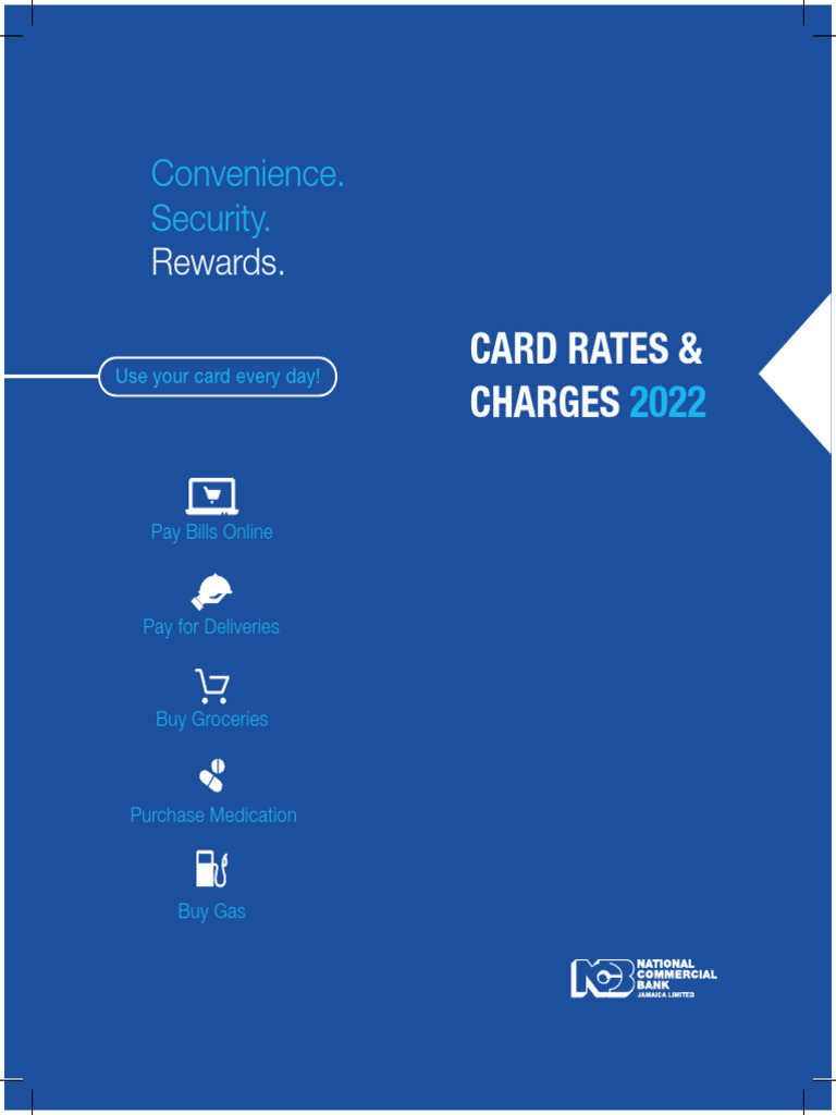 NCB Rates and Charges Booklet 2022-5-003 002 | PDF | Credit Card ...