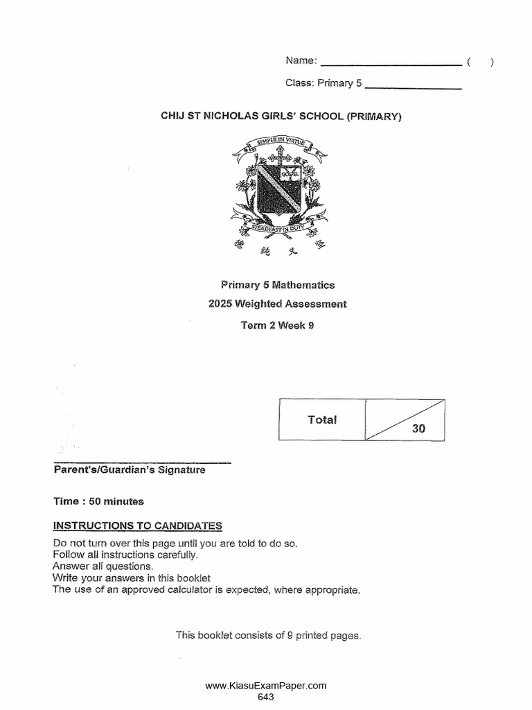2025 P5 Math 49 | PDF