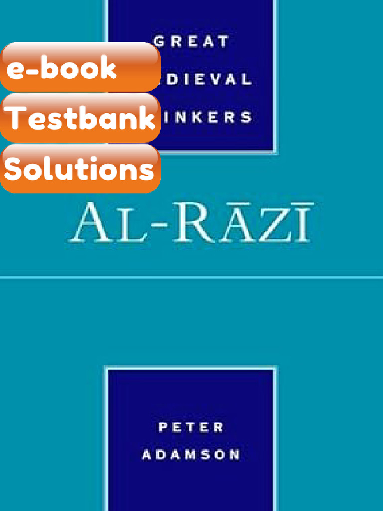 Testbank AlRz Peter Adamson | PDF