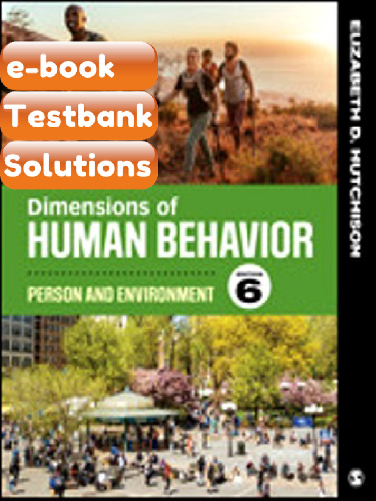 Testbank Dimensions of Human Behavior Person and Environment 6th ...