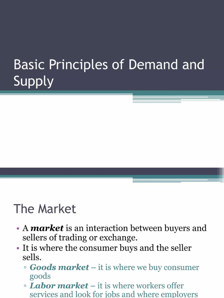 Basic Concept of Demand and Supply | PDF | Demand | Breads