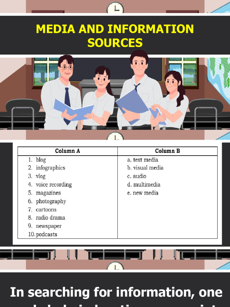 Media and Information Sources | PDF | Libraries | Traditional Knowledge