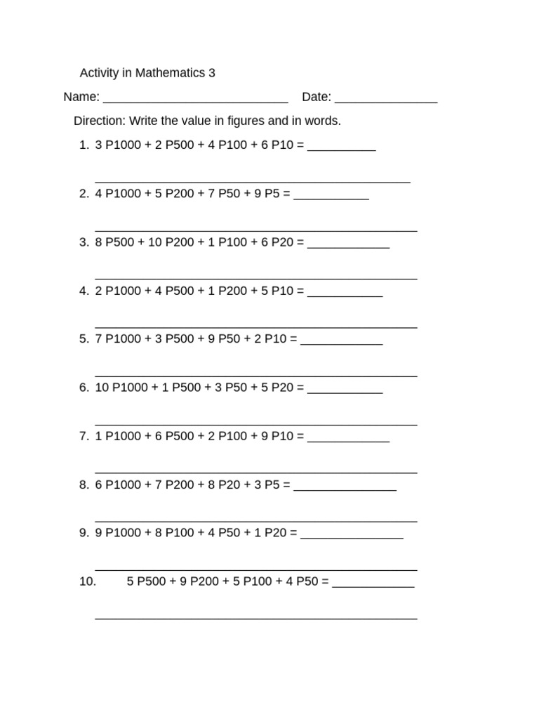 Mathematics q2 Homeactivity | PDF