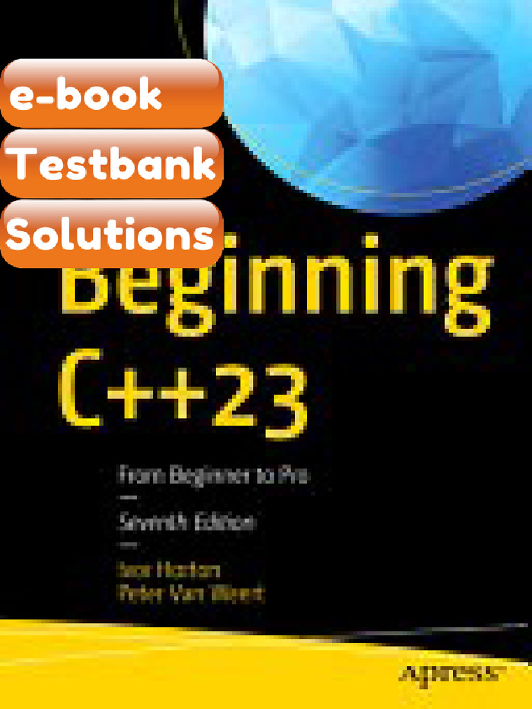 Testbank Beginning C23 From Beginner to Pro 7th Edition Download | PDF ...