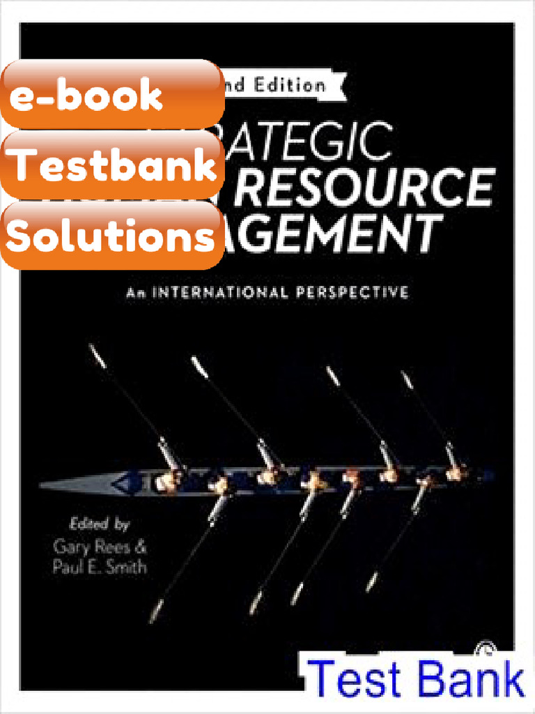 Testbank Strategic Human Resource Management An International ...