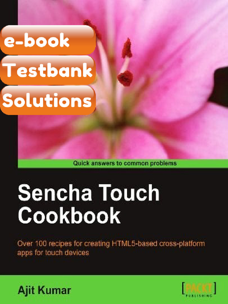 Testbank Sencha Touch Cookbook Fast Download | PDF | Subscription ...