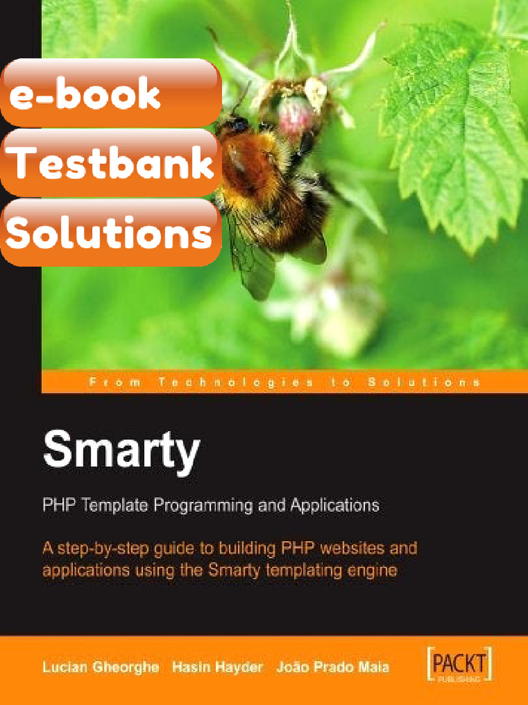 Testbank Smarty PHP Template Programming and Applications Fast Download ...