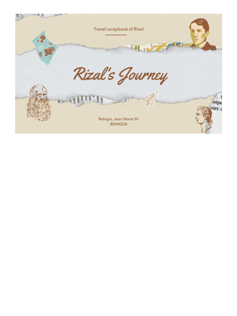 Travel of Rizal Scrapbook Pages 1-18 - Flip PDF Download - FlipHTML5 | PDF