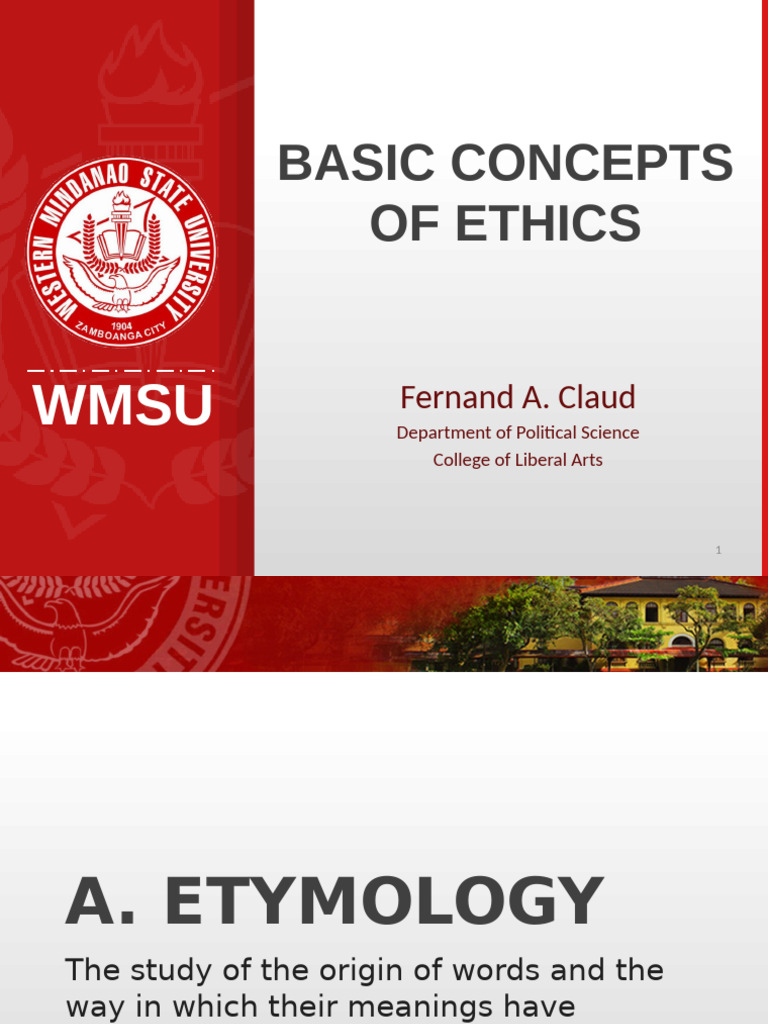Basic Concepts of Ethics | PDF
