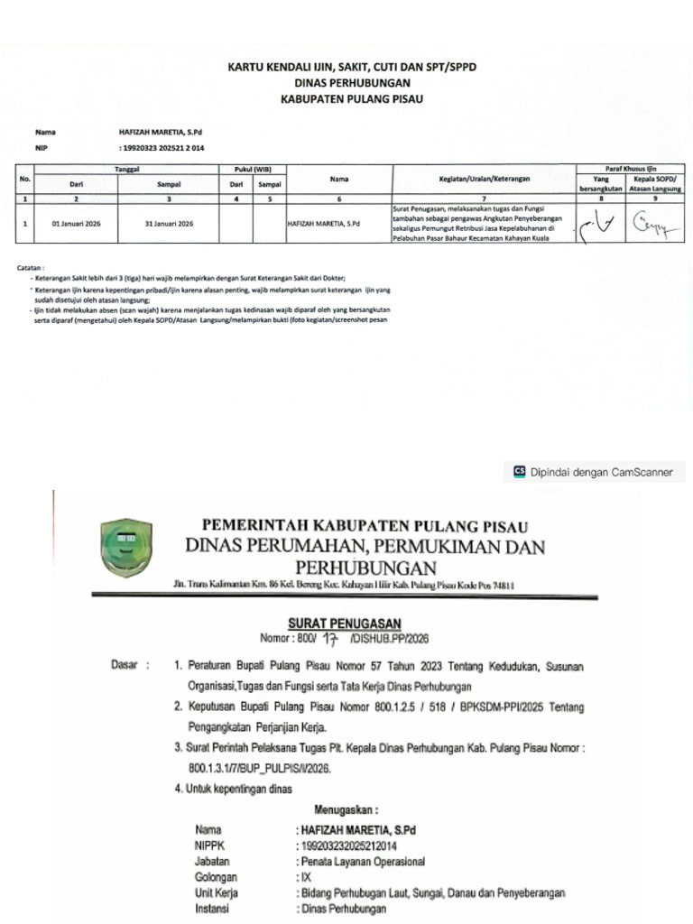 Hafizah Maretia PLSP Januari 2026 | PDF