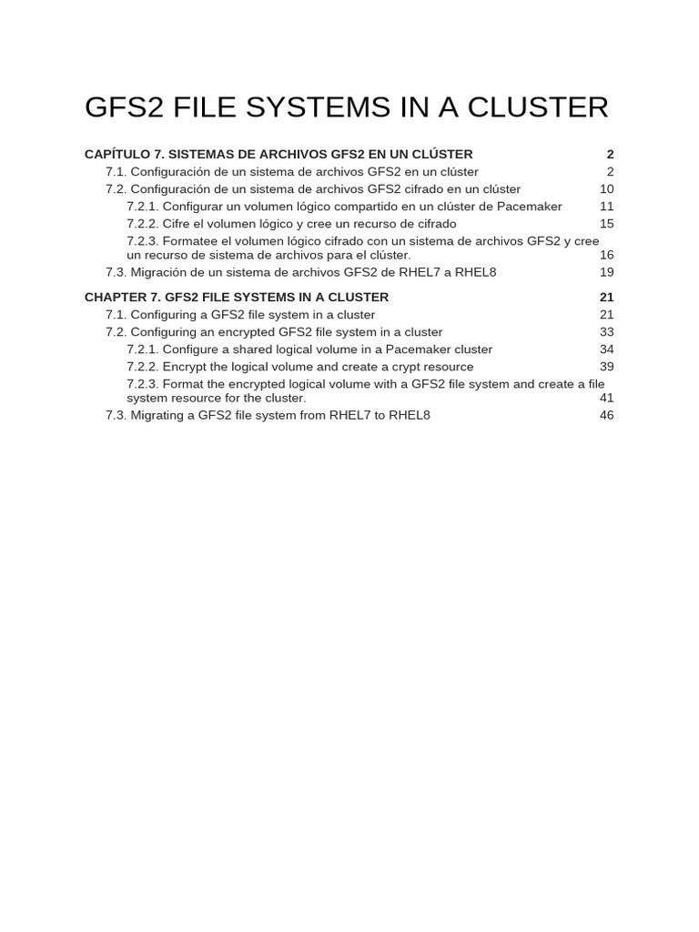 6 - GFS2 File Systems in A Cluster | PDF | Grupo de computadoras ...