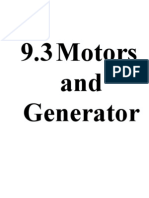 9.3 Motors and Generators Notes