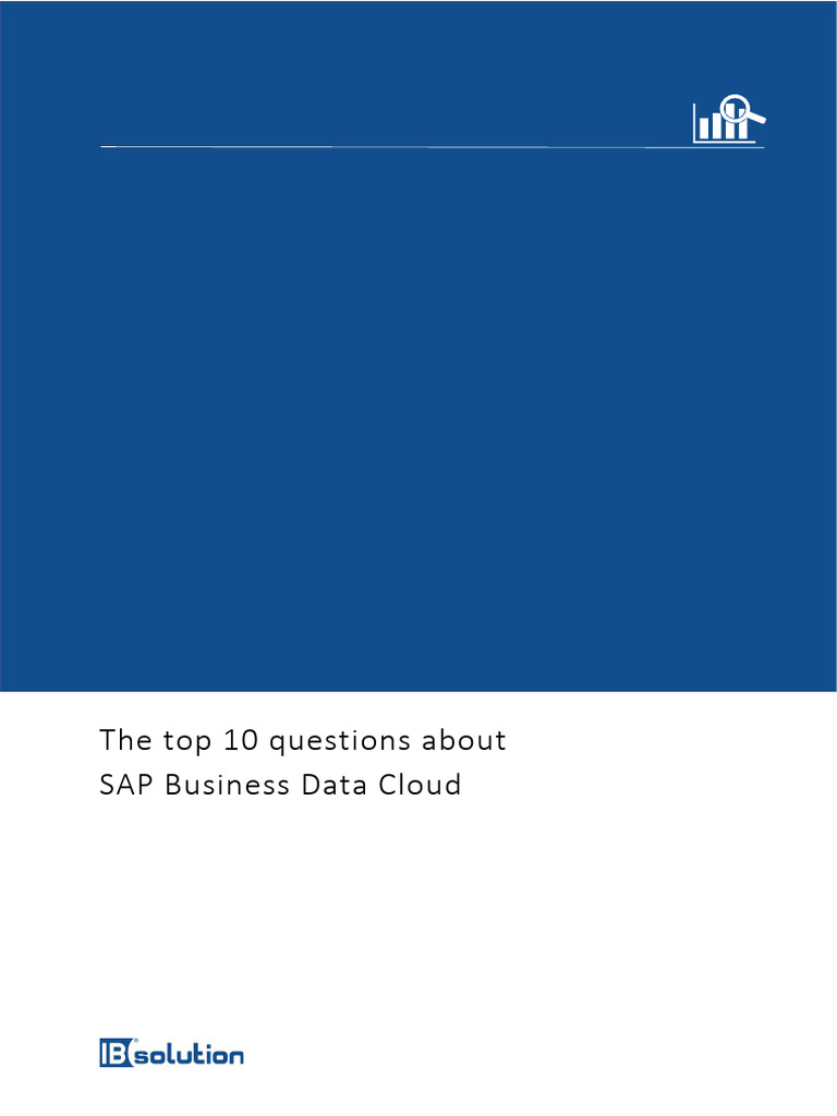 IBsolution The Top 10 Questions About SAP Business Data Cloud | PDF ...