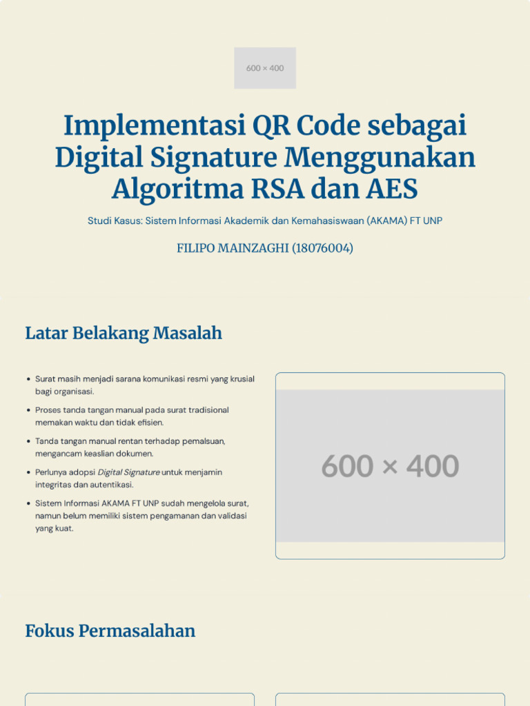 Implementasi QR Code Sebagai Digital Signature | PDF