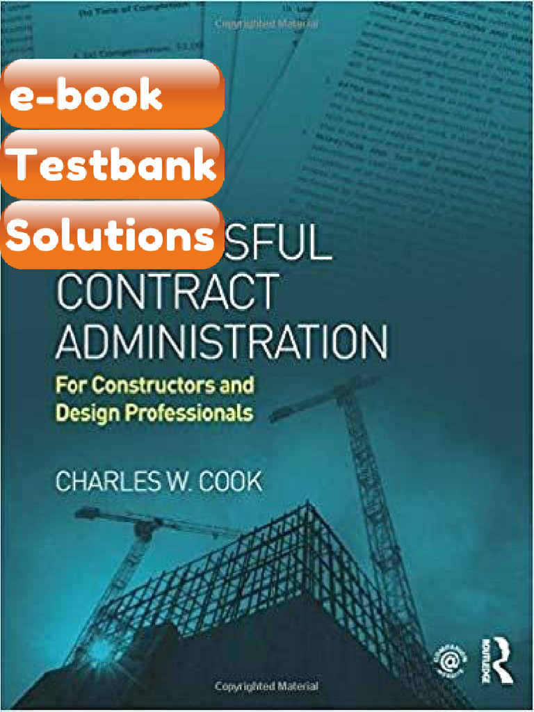 Testbank Successful Contract Administration Fast Download | PDF ...