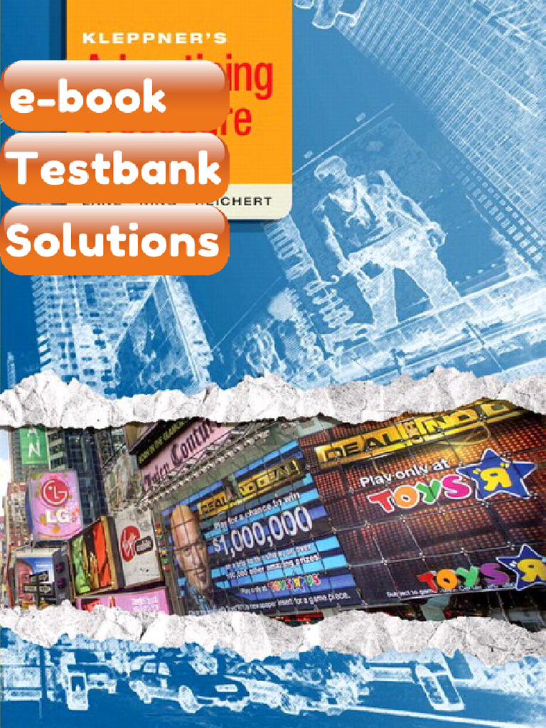 Testbank Kleppners Advertising Procedure 18th Edition by Lane Ebook ...