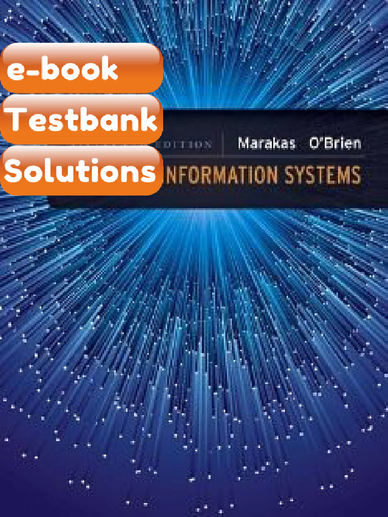 Testbank Introduction to Information Systems 16 Edition George Marakas ...