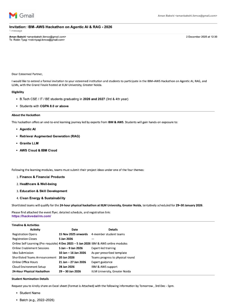 IBM Hackathon On Agentic AI 2026 | PDF