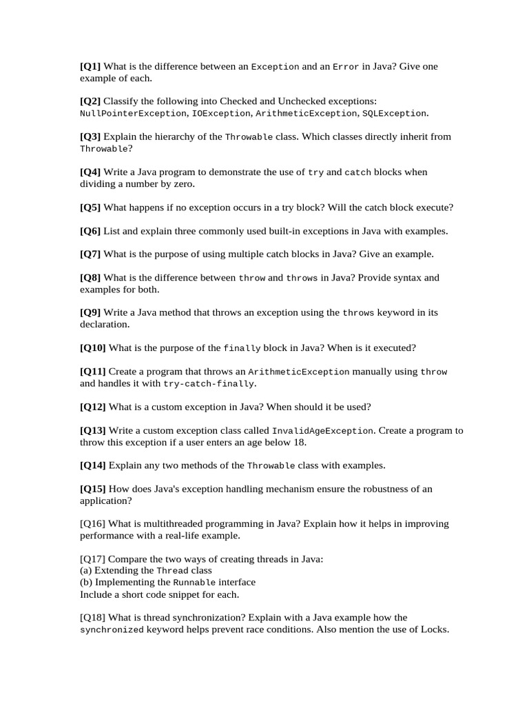 UNIT 4 Ques | PDF