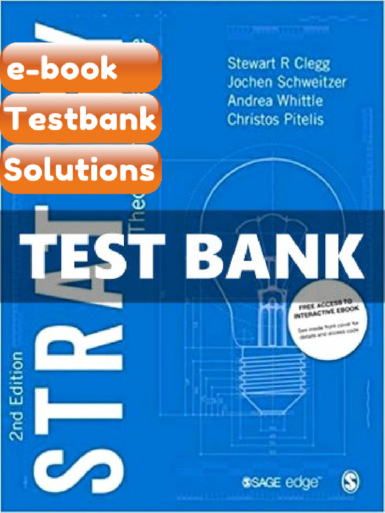 Testbank Strategy Theory and Practice 2nd Edition Clegg Ebook Solutions ...