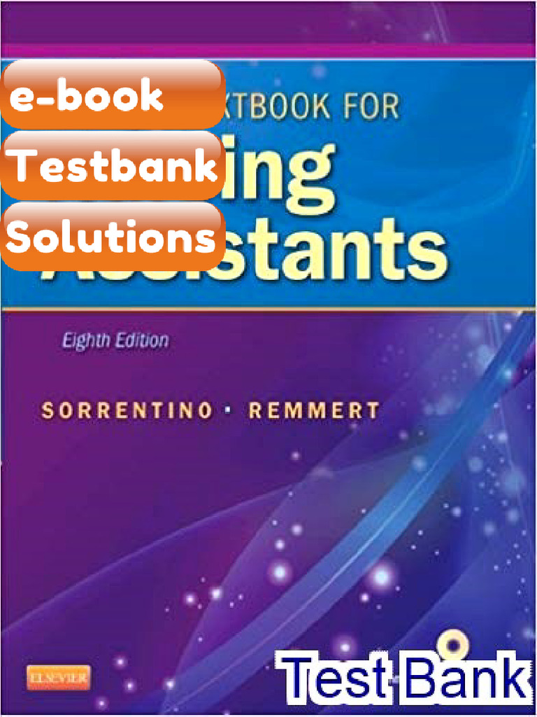 Testbank Mosbys Textbook For Nursing Assistants 8th Edition Sorrentino ...