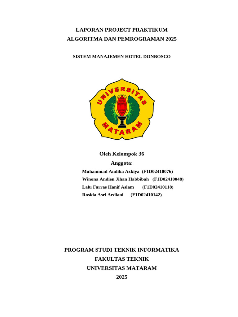 Laporan Project 25 Newbangetceunah | PDF
