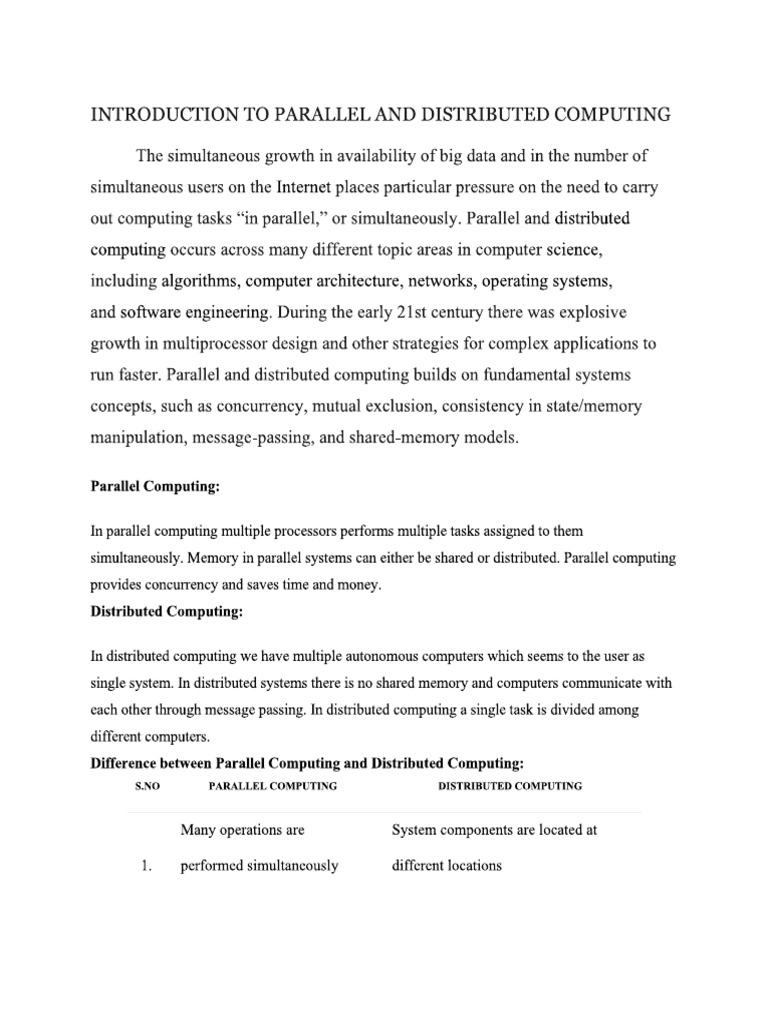 Intro to PDC | PDF